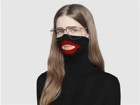 gucci face mask black|gucci sweater controversy.